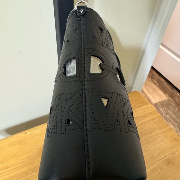 Michael Kors Black Cut Out Tote Bag - Picture 5 of 8